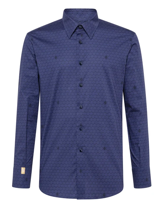 Shirt Silver Cut LS/Milano Lion