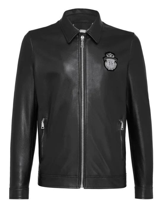 Leather Bomber Crest