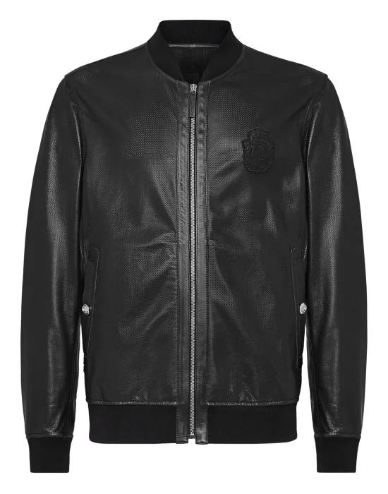 Leather Bomber Crest