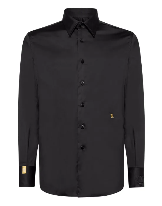 Shirt Silver Cut LS/Milano Double B