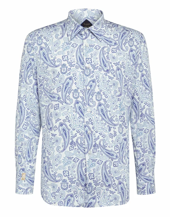 Shirt Gold Cut LS/Milano Paisley