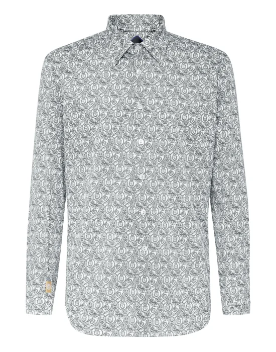 Shirt Silver Cut LS/Milano Money