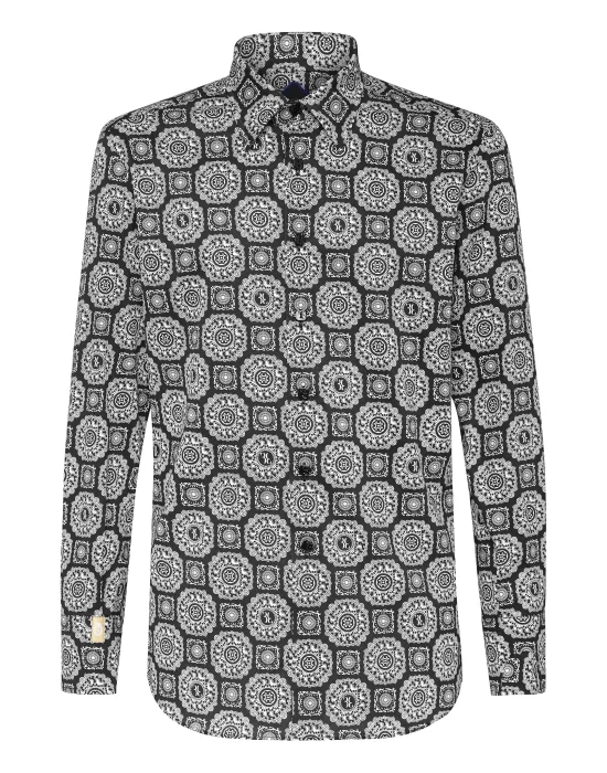 Shirt Gold Cut LS/Milano Paisley
