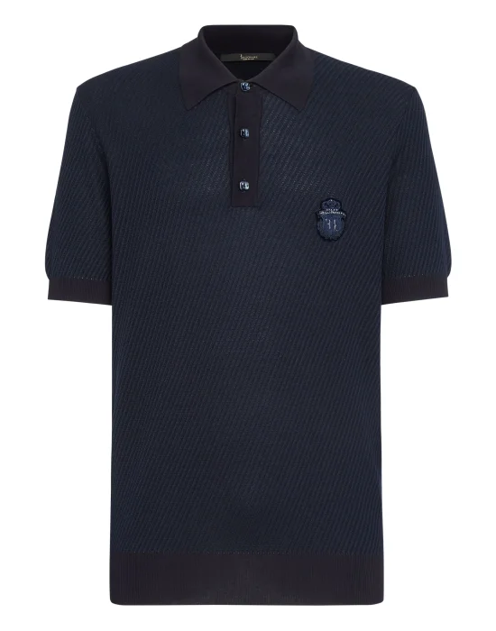Pullover Polo-Neck SS Crest