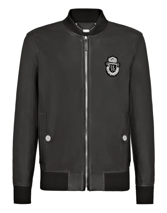 Leather Bomber Crest