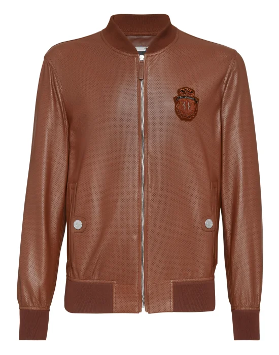 Leather Bomber Crest