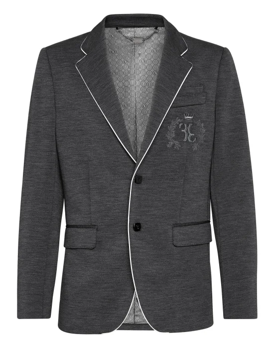 Blazer Super Slim Fit Baroque Double B