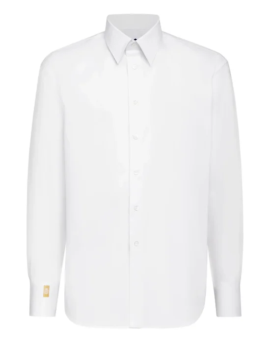 Shirt Gold Cut LS/Milano Crest