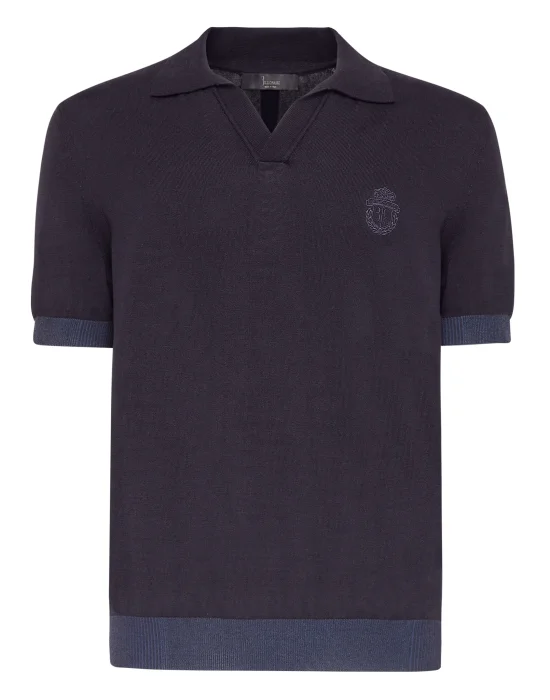 Pullover Polo-Neck SS Crest