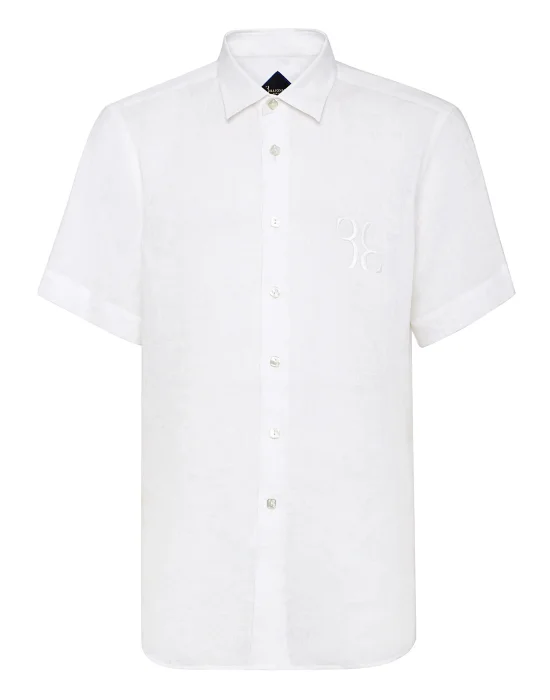 Linen Shirt Silver Cut SS