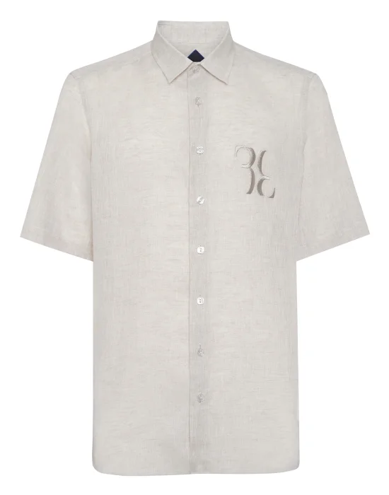 Linen Shirt Silver Cut LS