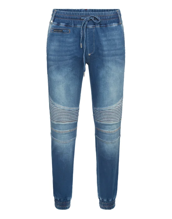 Denim Jogging Trousers Basic