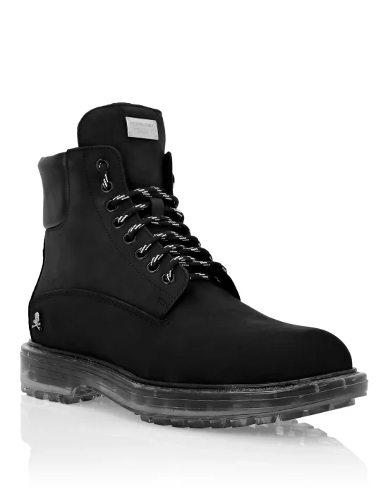 Nabuk Hiking Low Flat Boots The Hunter