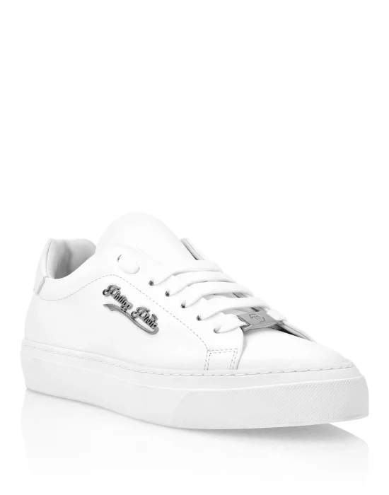 Nappa Leather Lo-Top Sneakers Signature