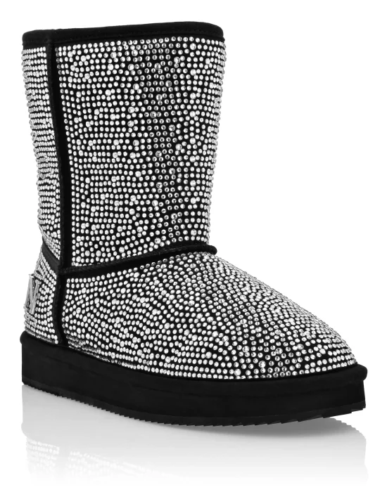 Mid Flat Boots Stones