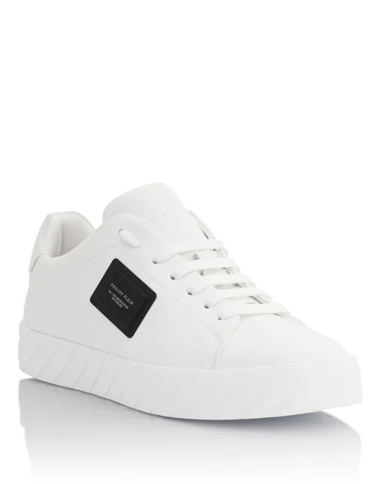 Nappa Leather Low-Top Sneakers Placca