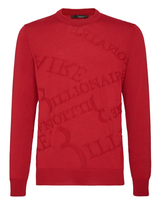 Pullover Round Neck LS Logos
