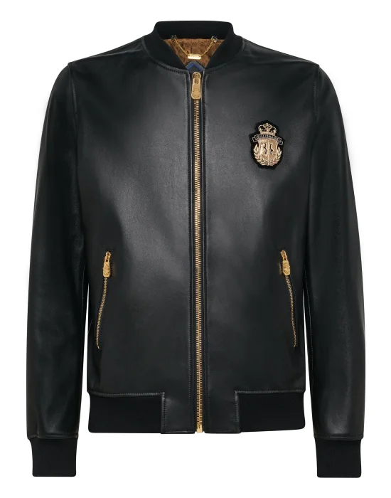 Leather Bomber Crest