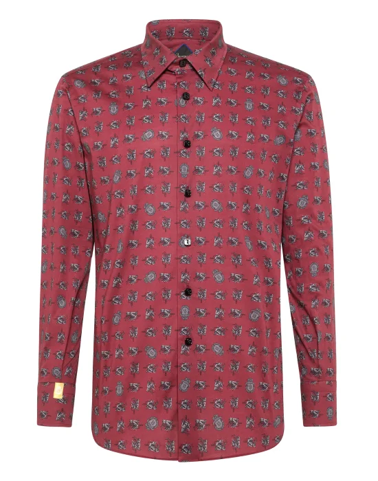 Shirt Silver Cut LS/Milano Horses