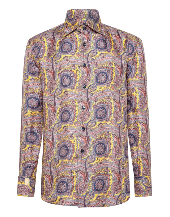 Shirt Gold Cut LS/Flavio Paisley