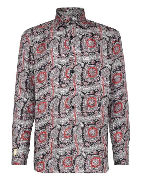 Shirt Gold Cut LS/Flavio Paisley