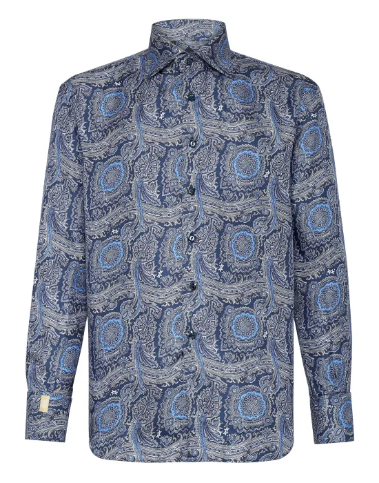 Shirt Gold Cut LS/Flavio Paisley