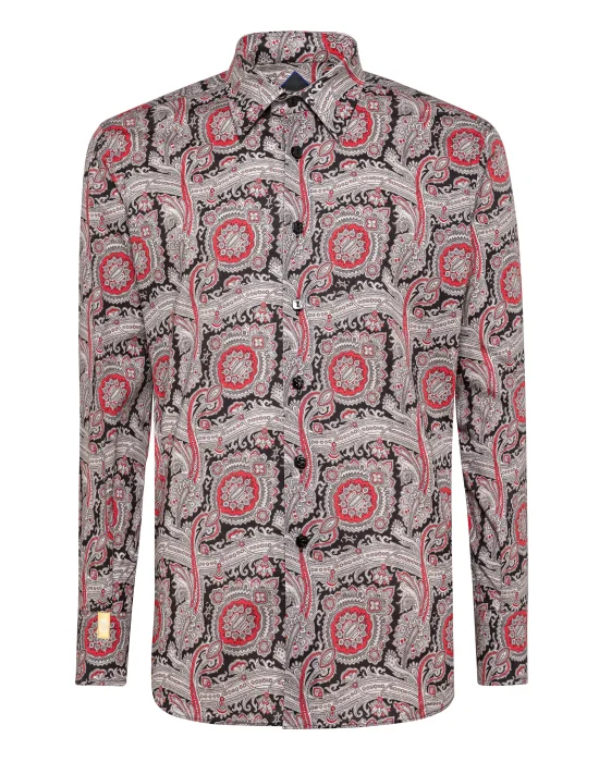 Shirt Gold Cut LS/Milano Paisley