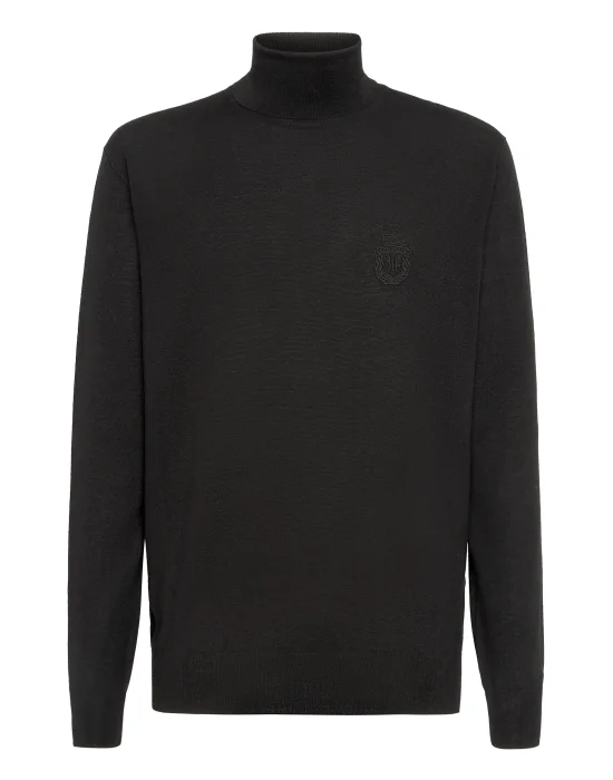 Turtle Neck LS Crest