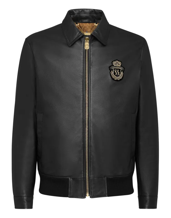 Leather Bomber Crest