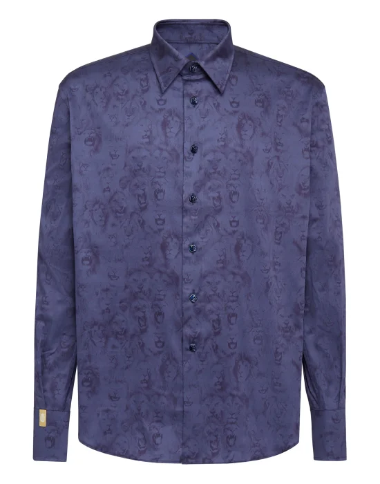 Shirt Gold Cut LS/Flavio Lion