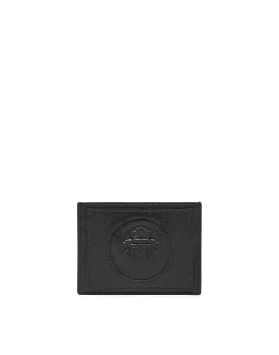 Leather Credit Cards Holder Crest