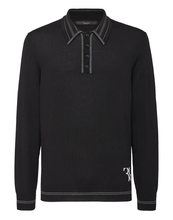 Wool Turtle Neck LS Double B