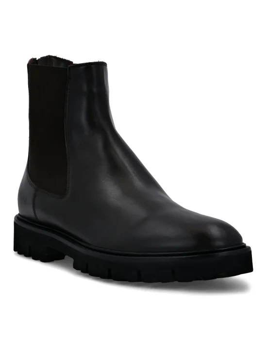 Leather Boots Low Flat Iconic