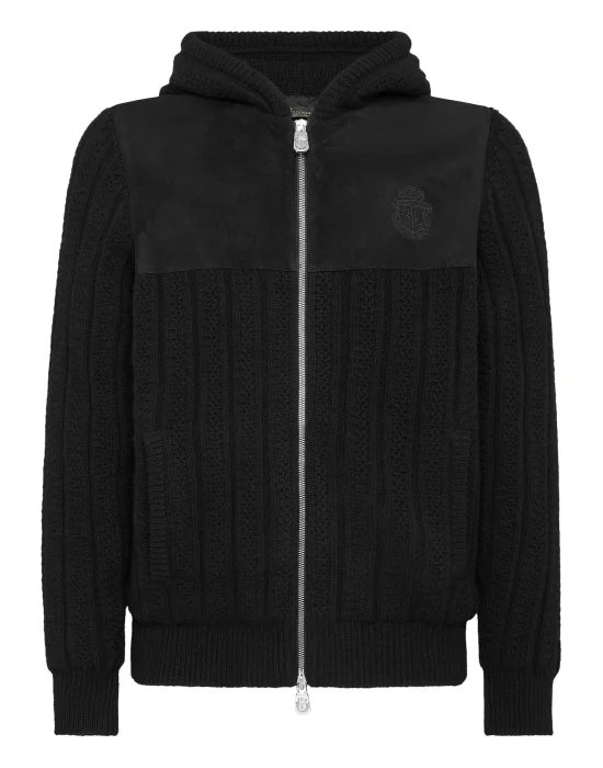 Wool Knit hoodie