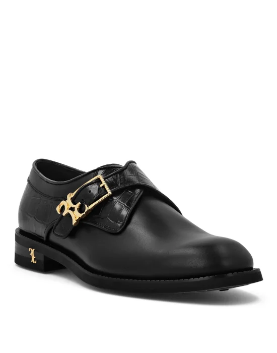 Crocco Printed Leather City Shoes