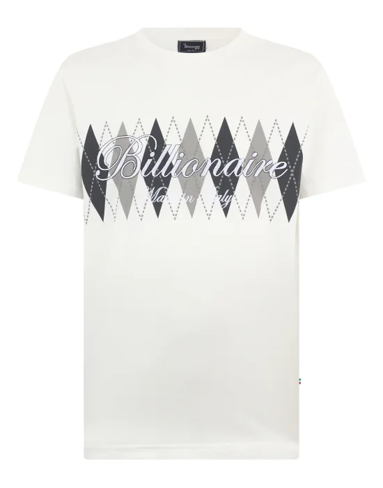 Embroidered T-shirt Round Neck SS