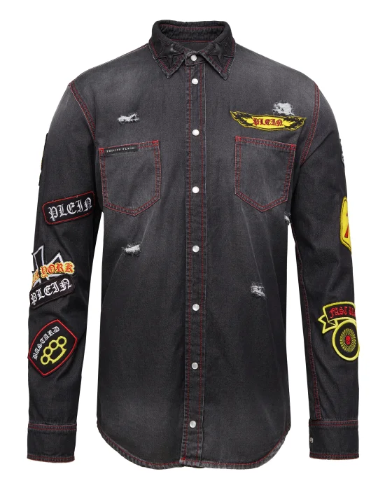 Denim Shirt Ls "GT"