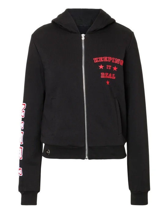 Hoodie Sweatjacket "Watch Me"