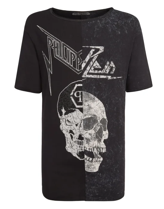 T-shirt Platinum Cut Round Neck Rock PP