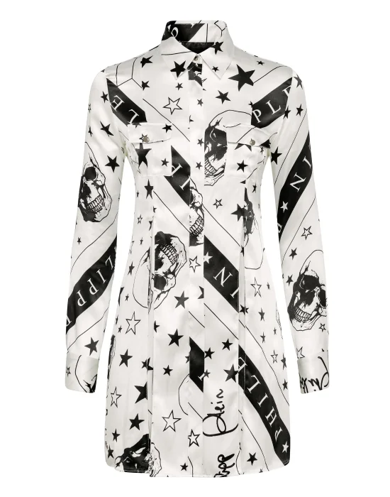 Shirt dress Stars and skull