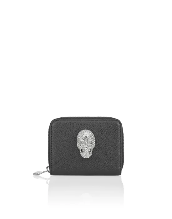 Continental wallet Skull crystal