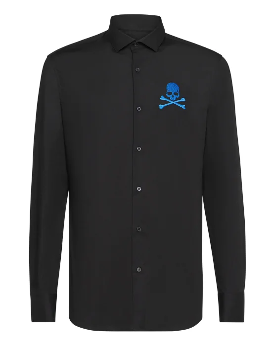 Shirt Platinum Cut LS Skull