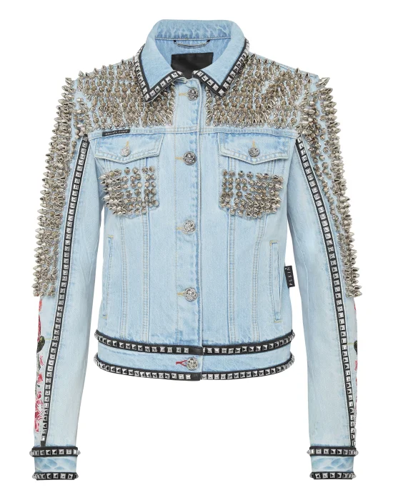Denim Jacket Flowers