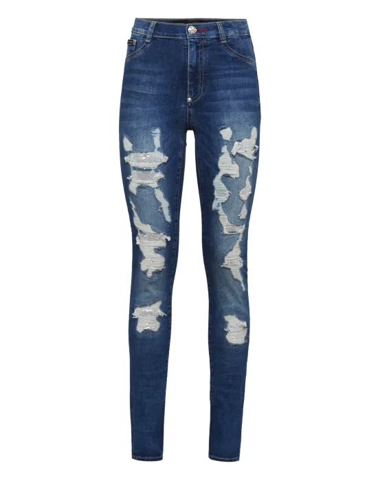 High Waist Jegging Destroyed