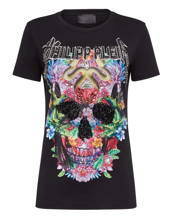 T-shirt Round Neck SS Flowers