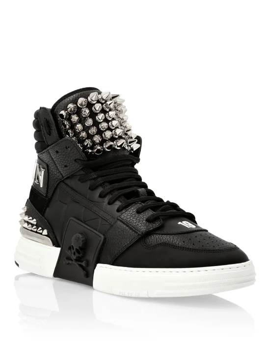 HI-TOP SNEAKERS PHANTOM KICK$ STUD SKULL