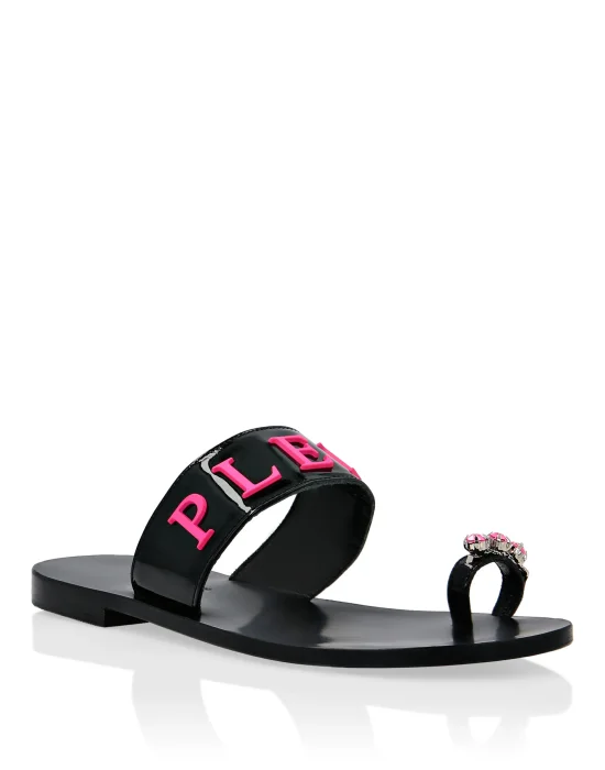 Sandals Flat Crystal
