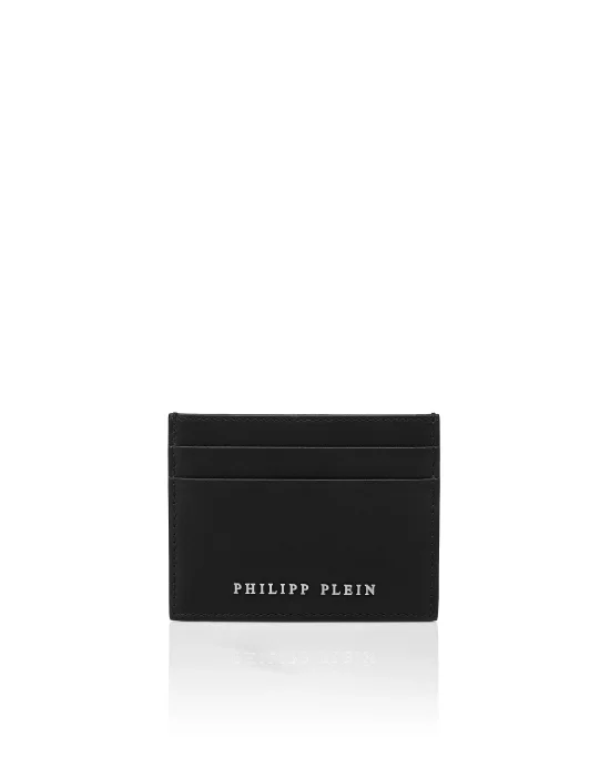 Leather Credit Cards Holder Iconic Plein