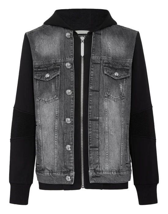Hoodie Denim Jacket