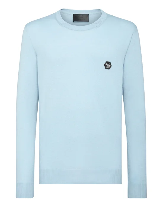 Pullover Round Neck LS Iconic Plein